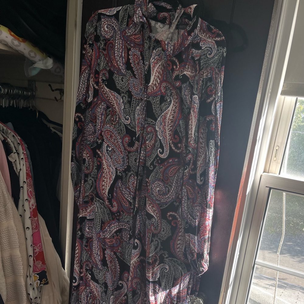 Midi paisley dress